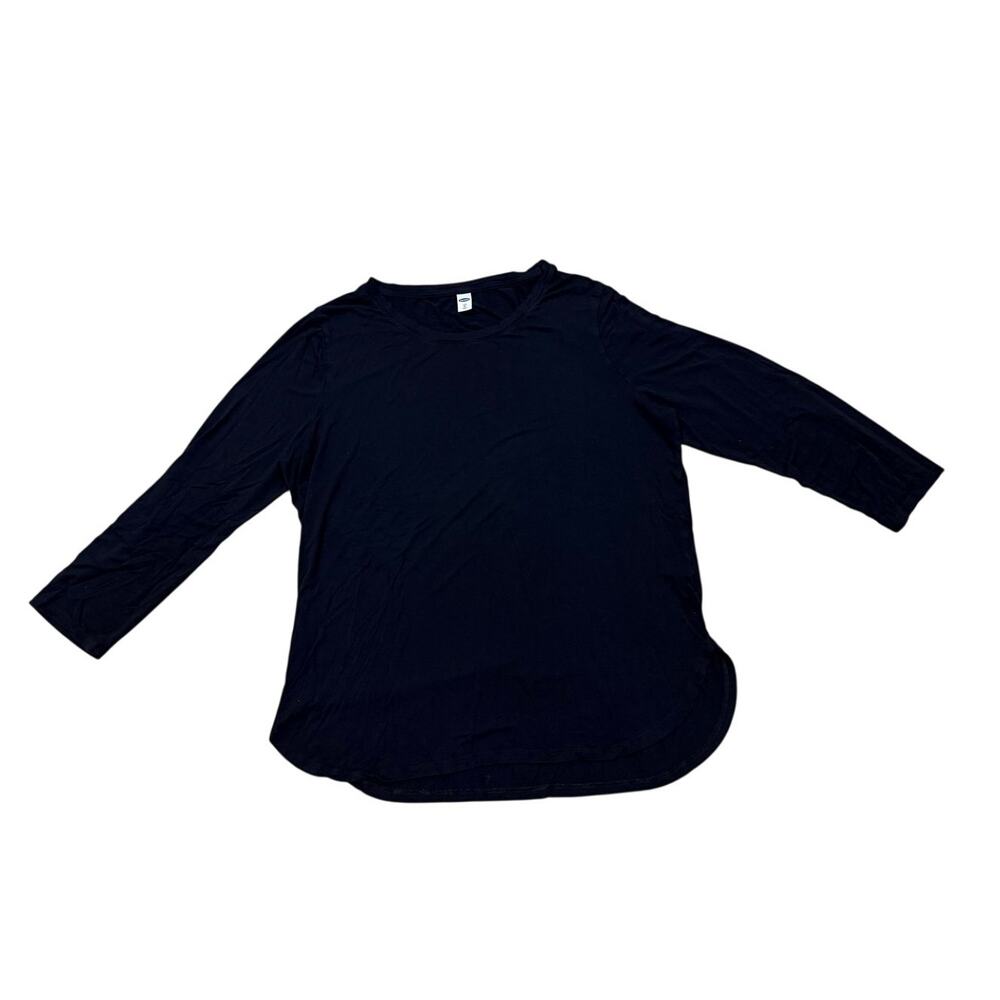 Old Navy Luxe Women's Size XL Dark Grey Long Sleeve Top